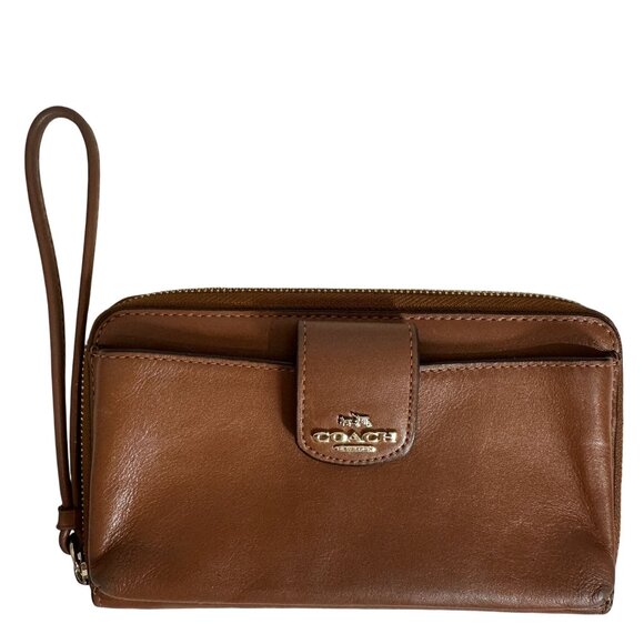 LOT of 2: COACH Zip Around Wallet + PATRICIA NASH Leather Bucket Bag Cross Body - Picture 13 of 16